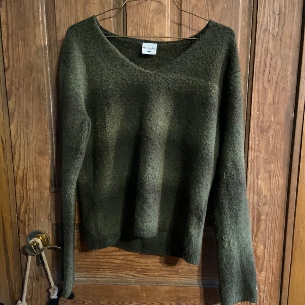 Columbia Ombre Green Sweater | Size LG